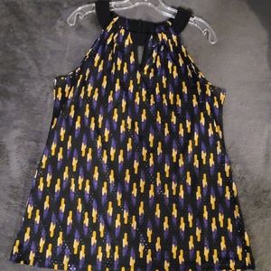 JTB Womens L Sequin Tank Top Blouse J.T.B Career